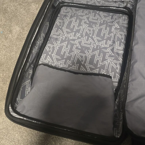 OGIO Black Travel Backpack with Silver Accents